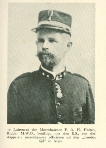 1e Luitenant P.A.H. Scholten, Ridder Militaire Willemsorde der 4e klasse met eresabel, Korps Marechaussee Indisch leger